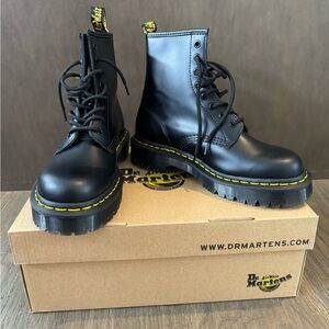 Dr. Martens 1460 BEX Smooth Leather Platform Boots - Brand New